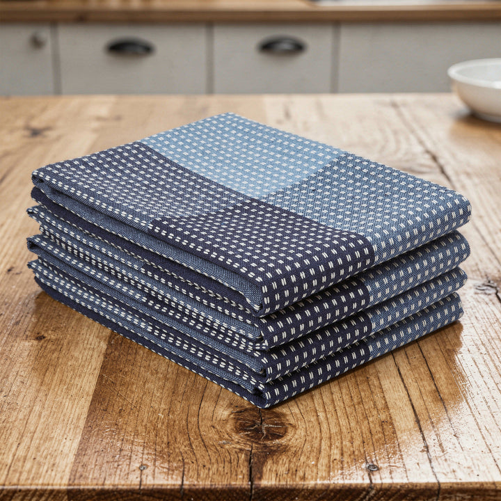 Cotton Blue Kitchen Towel