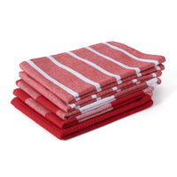 Cotton Red Kitchen Towel (Pack of 5)