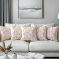 Micro Teardrops Pink Cushion Cover