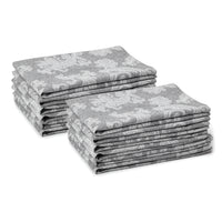 Cotton Grey Table Napkins (Pack of 12)