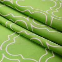 Printed Satin Fabric by Meter | Wide - 58 Inch Width (147 cm) | Soft Polyester Cloth for Curtains, Cushion Covers, Dresses, Kurtis, Crafts, Craft Sewing & Home Decor