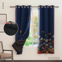 Blackout J2 Blue Curtain