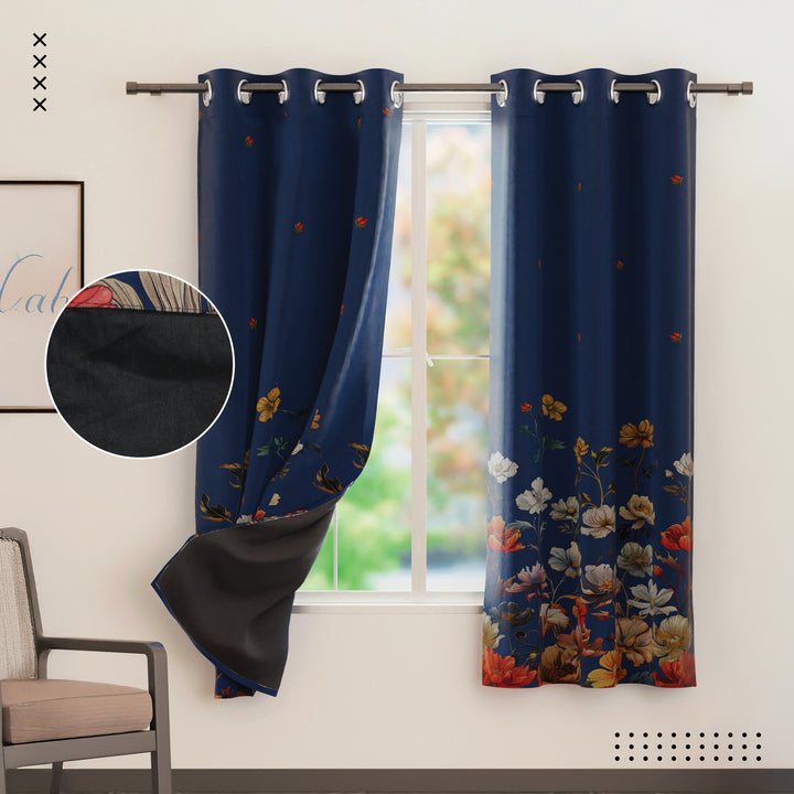 Blackout J2 Blue Curtain