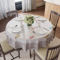 20s Cotton Twill Kashmir Table Cloth (Pack of 1)