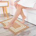 Microfibre Beige Bathmat (Pack of 1)