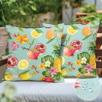 Polyester Pineapple Cushion Cover (Pack of 2)