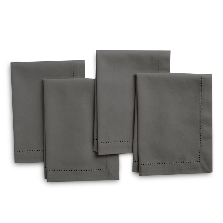 Cotton Grey Table Napkins (Pack of 4)