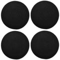 Cotton Black Placemat (Pack of 4)