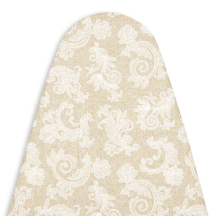 Cotton Beige Ironing Board Cover (Pack of 1)