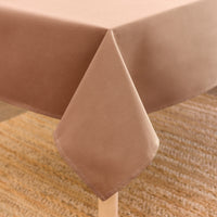 Cotton Tan Table Cloth (Pack of 1)