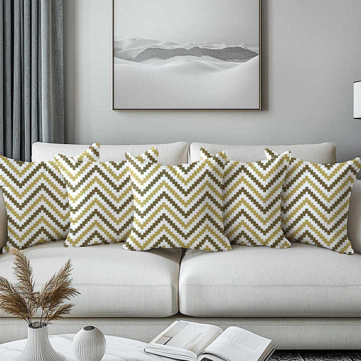 Micro Chevron Cushion Cover