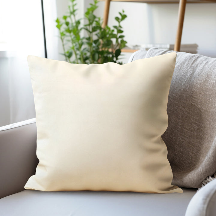 Velvet Cream Cushion Cover