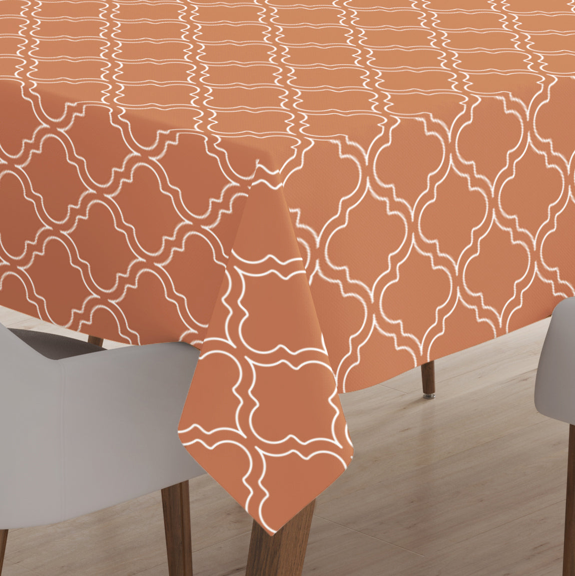 Polyester Copper Table Cloth (Pack of 1)