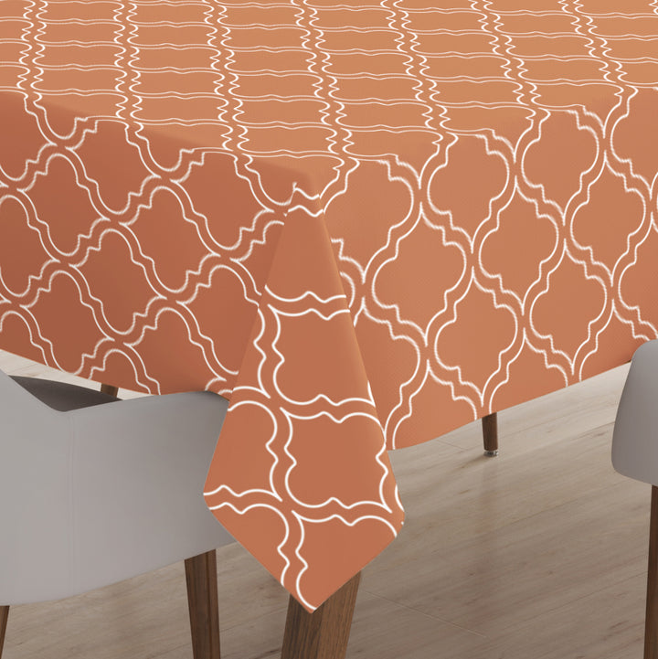 Polyester Copper Table Cloth (Pack of 1)