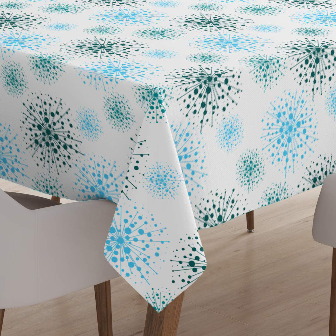 Polyester Blowball Table Cloth (Pack of 1)