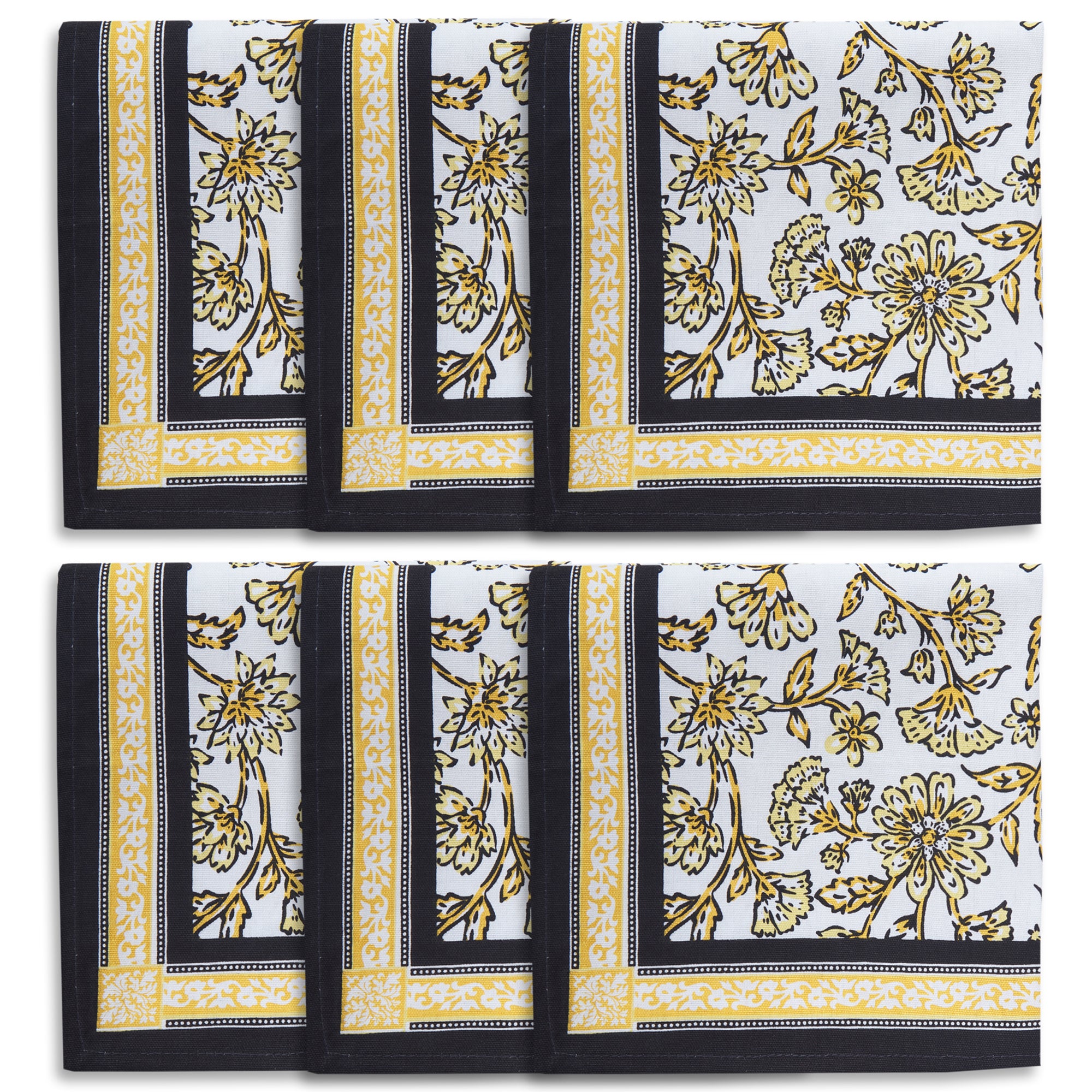 Cotton Yellow-02 Table Napkin