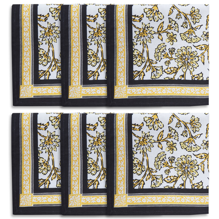 Cotton Yellow-02 Table Napkin