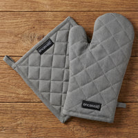 Cotton Grey Oven Glove & Pot Holder