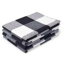Cotton Buffalo Black Checks Kitchen Towel (Pack of 4)