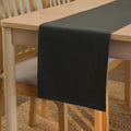 Canvas Charcoal Grey Table Runner (Pack of 1)