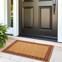 Coir Door Mats for Home Entrance Thick Anti-slip Welcome Doormat with PVC Back | Ideal for Indoor, Outdoor, Patio, Home and Office | Durable and Easy to Clean