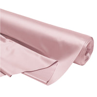 Satin Polyester Silk Baby Pink Fabric