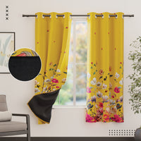 Blackout J2 Yellow Curtain