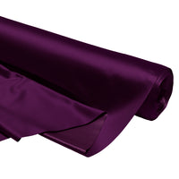 Satin Polyester Silk Wine Fabric