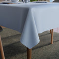 Polyester Blue Table Cloth (Pack of 1)
