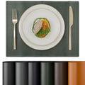 Faux Leather Green Placemat