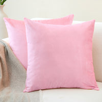 Velvet Light Pink Cushion Cover