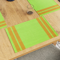 Cotton Ladder Green Placemat (Pack of 6)