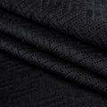 Quilted Polyester Fabric Black Fabric by Meter