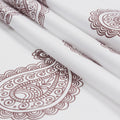Polyester Printed Paisleys Fabric (Pack of 1)