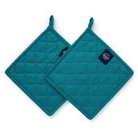 Cotton Azul Blue Pot Holders (Pack of 2)