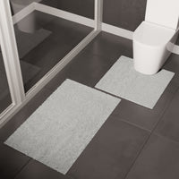 Cotton Light Grey Bathmat (Pack of 2)