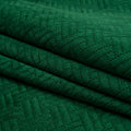 Quilted Polyester Fabric Forest Green Fabric by Meter