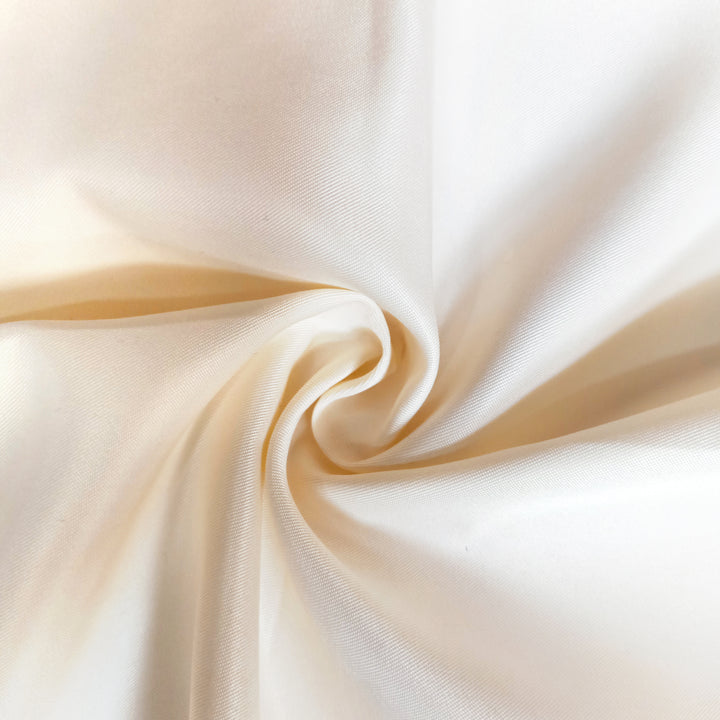 Polyester Solid Cream Fabric 1 Meter