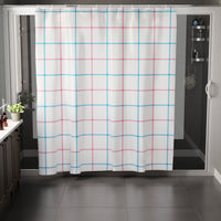 Polyester Squares Shower Curtain (Pack of 1)