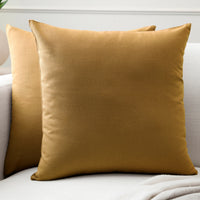 Canvas Mustard Cushion Cover