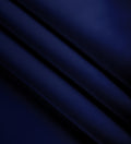 Polyester Solid Navy Blue Fabric (Pack of 1)