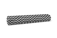 20s Sheeting Black Chevron Fabric (1 Meter)