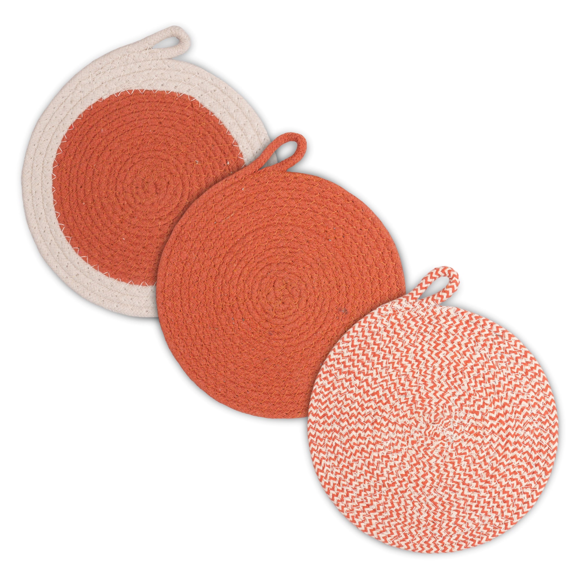 Cotton Coral Multi Combo Trivet