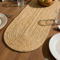 Jute Natural Bleach Table Runner
