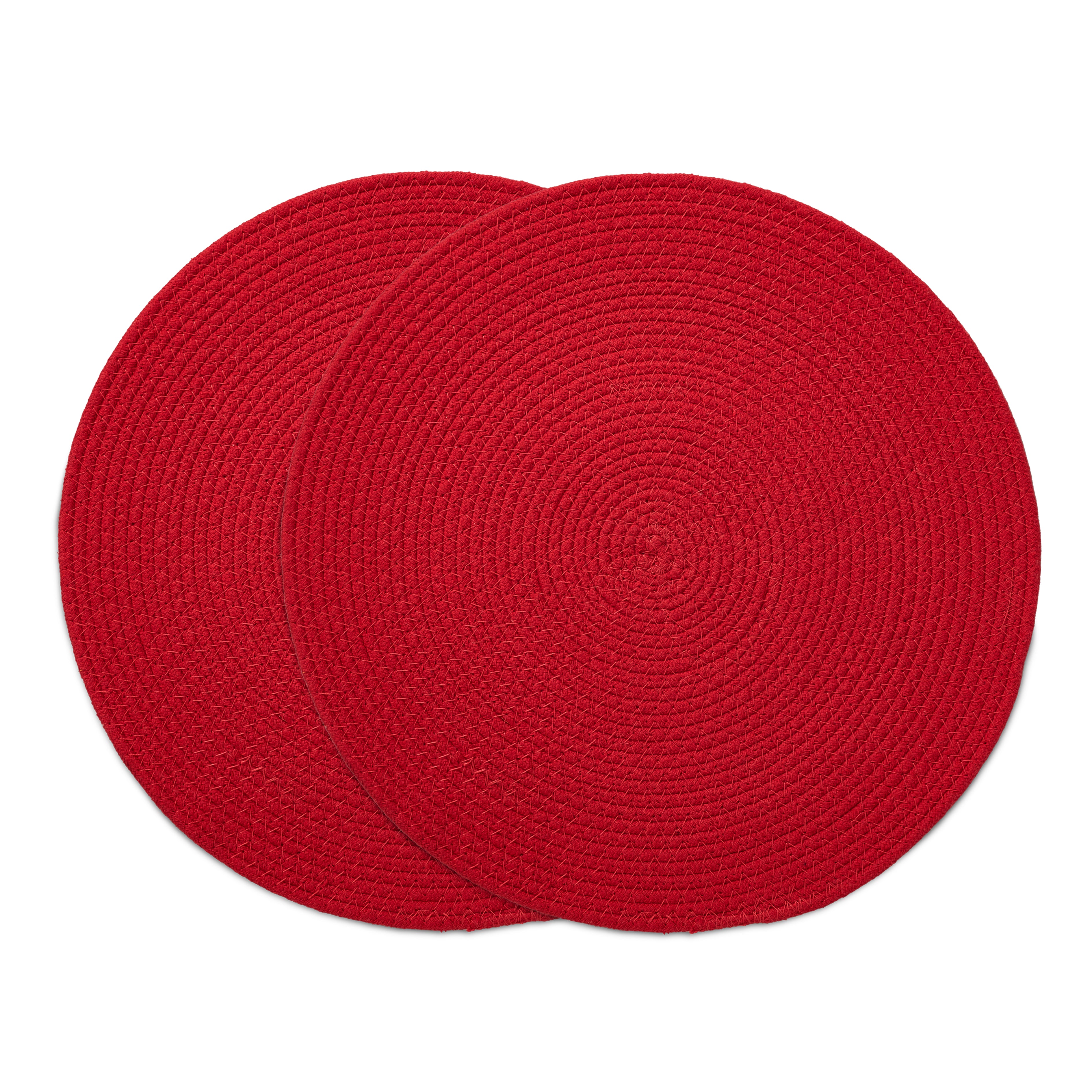 Cotton Red Placemat (Pack of 2)
