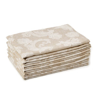 Cotton Beige Table Napkins (Pack of 6)