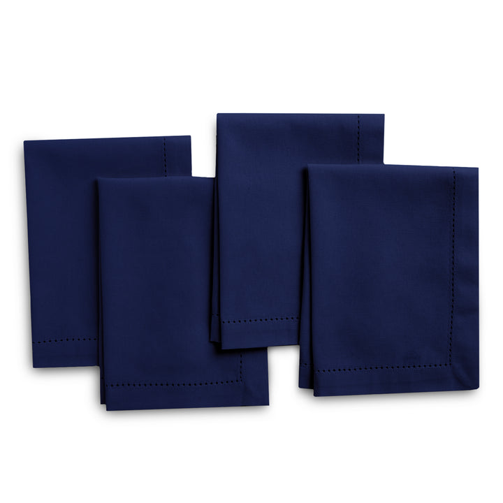 Cotton Scotch Blue Table Napkins (Pack of 4)