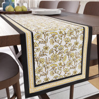 Cotton Yellow-02 Table Runner (Pack of 1)