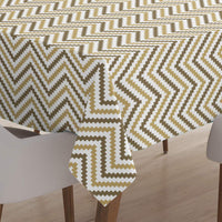 Polyester Chevron Table Cloth (Pack of 1)