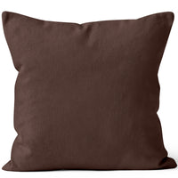 Canvas Dark Taupe Cushion Cover